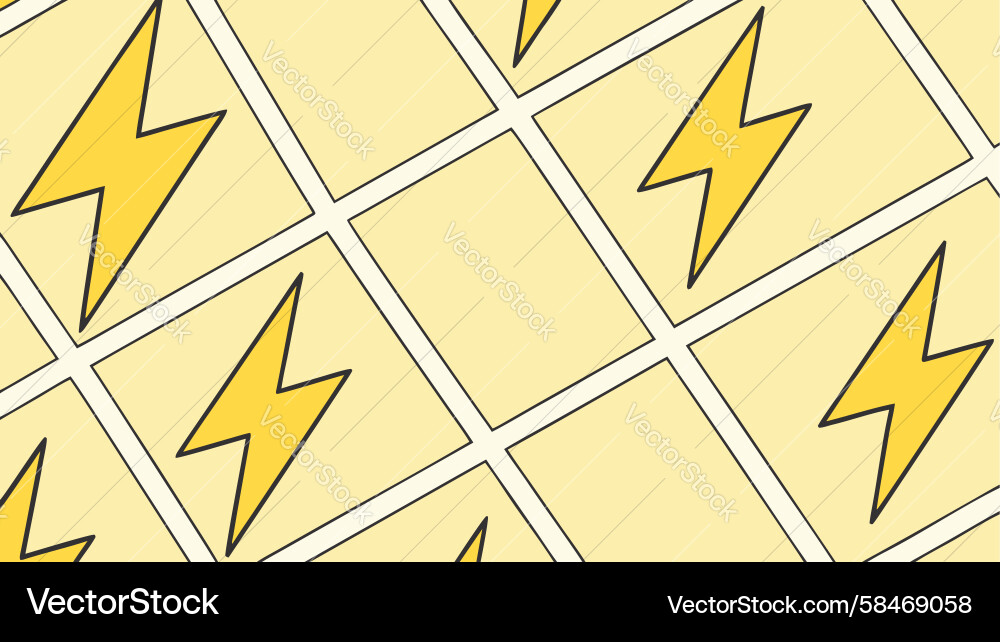 Lightning Grid Pattern Vector Image