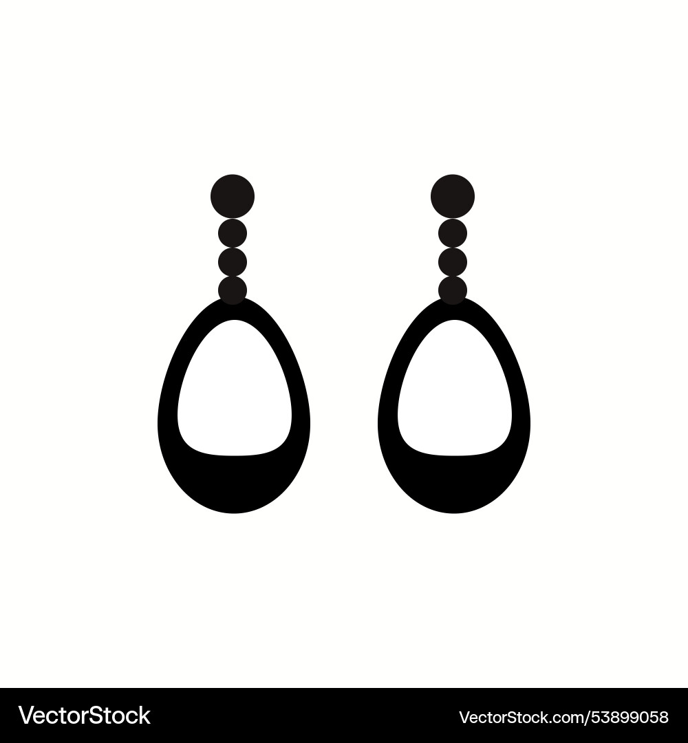Ohrring Schmuck Anhänger Ohrringe Luxus Ohrring Schmuck Anhänger Ohrringe Luxus vektorbild