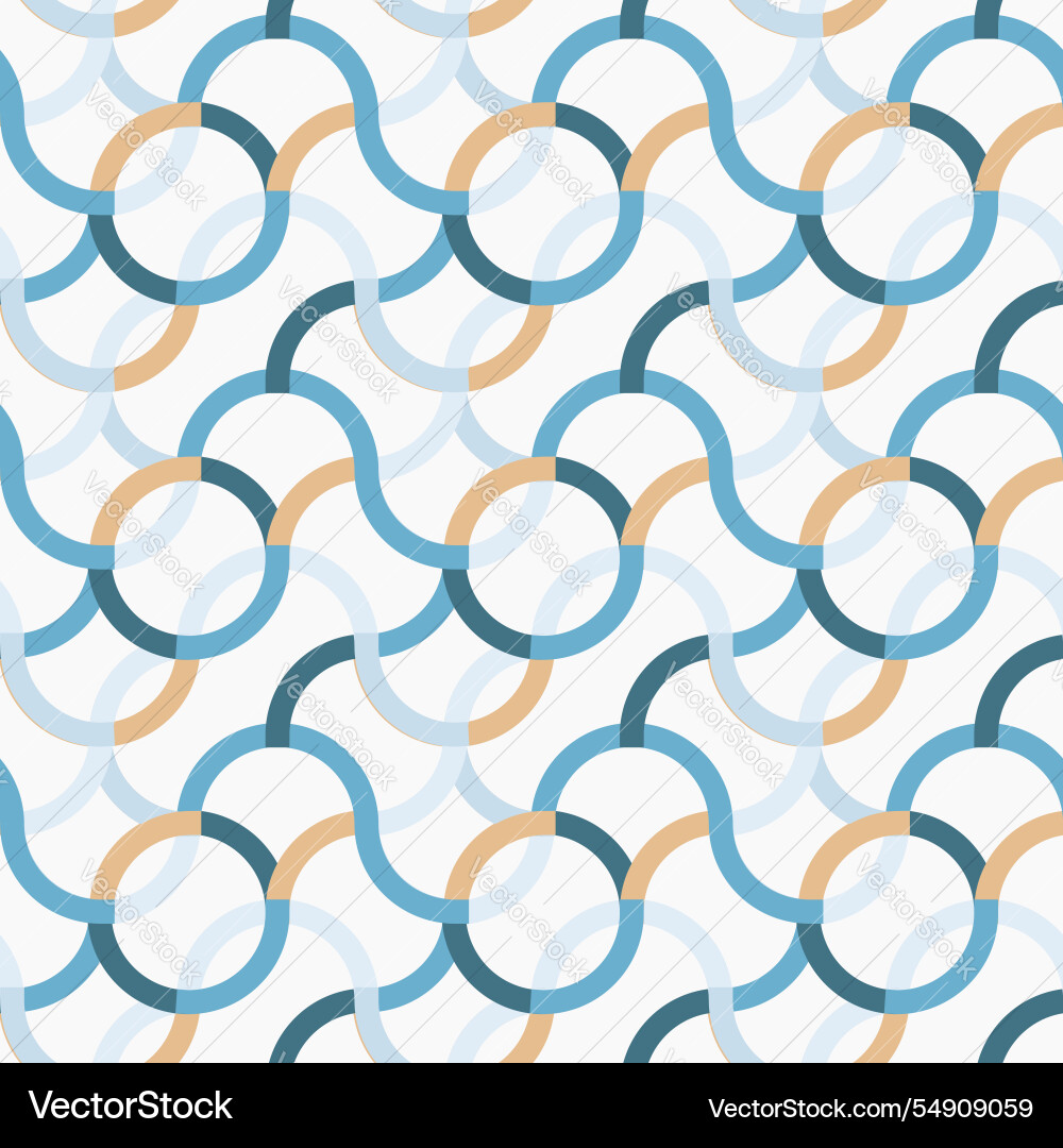 Abstract circle geometric pattern background Vector Image