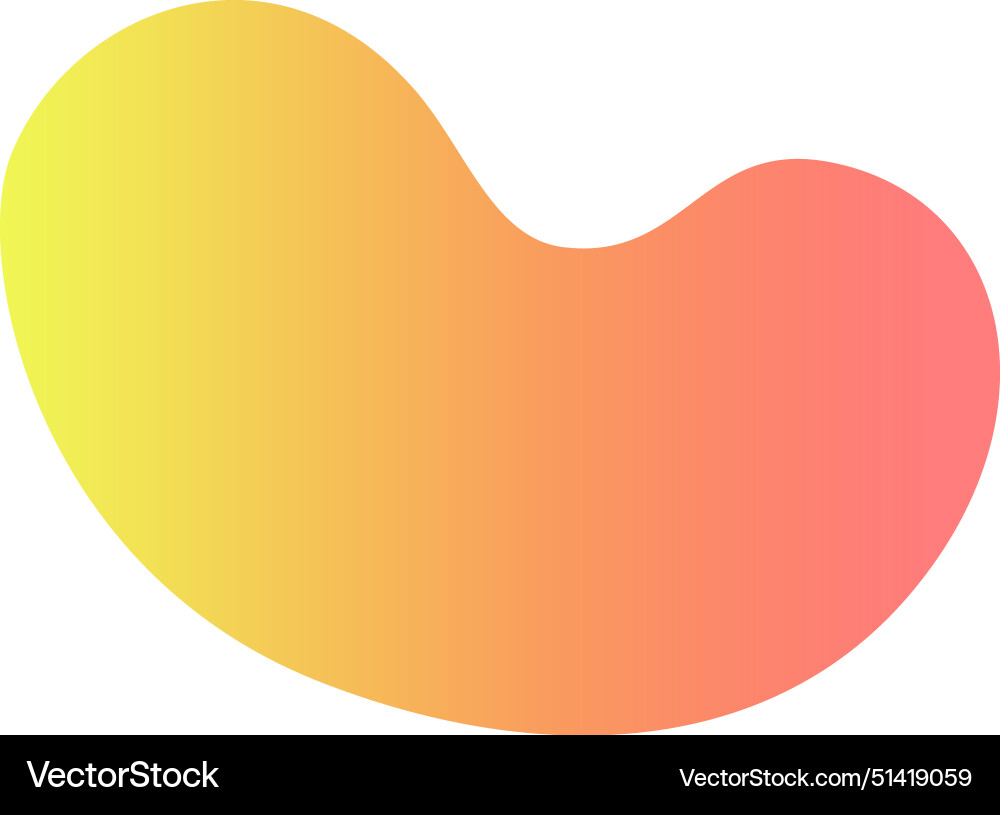Abstract gradient shape minimalistic element vector image