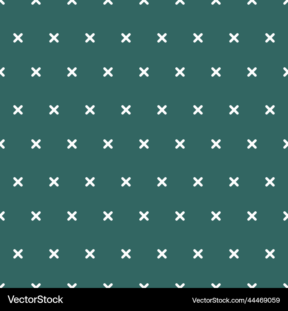 Crossed lines or crosses seamless pattern print Crossed lines or crosses seamless pattern print vector image