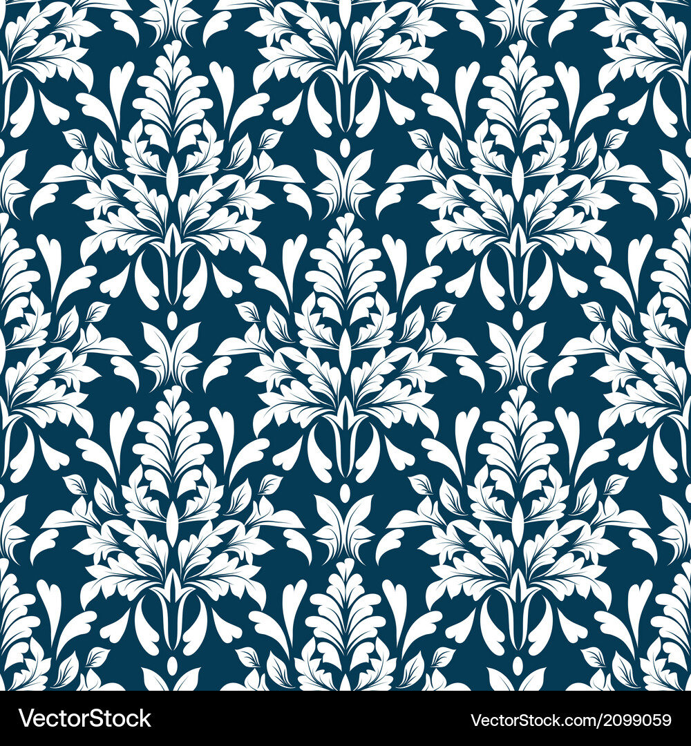 Damask background Vector Image