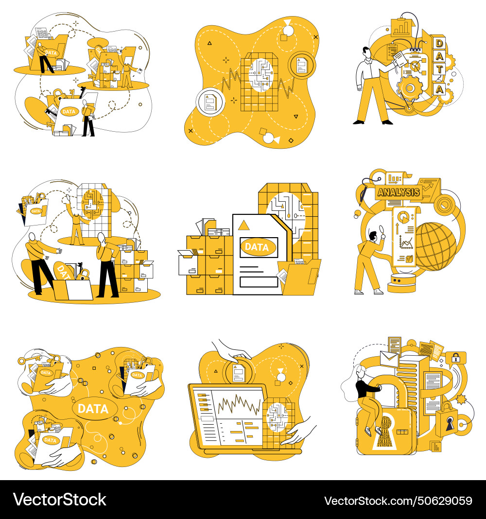 Data science analytics is secret sauce transforms Data science analytics is secret sauce transforms vector image