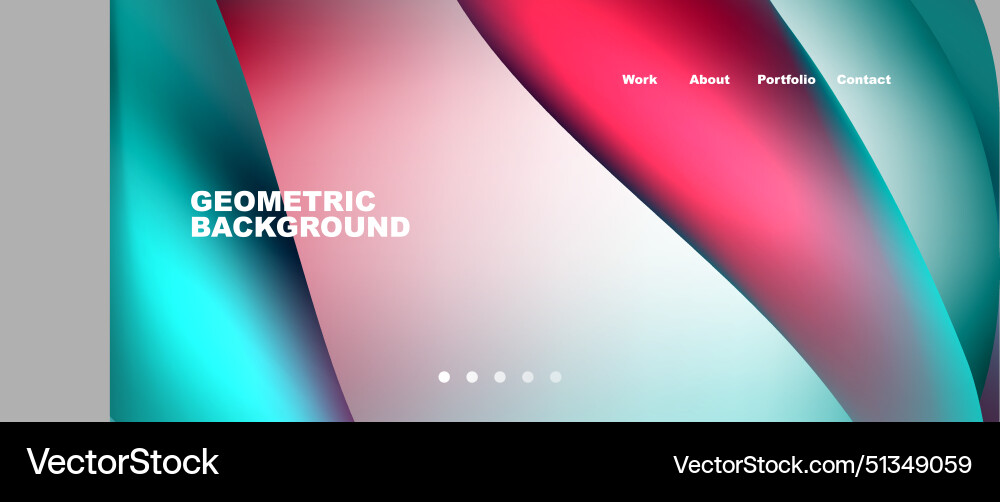 Web page design with geometric elements - circle Web page design with geometric elements - circle vector image