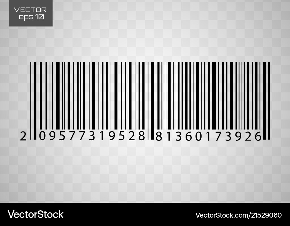 Bar code icon Bar code icon vector image