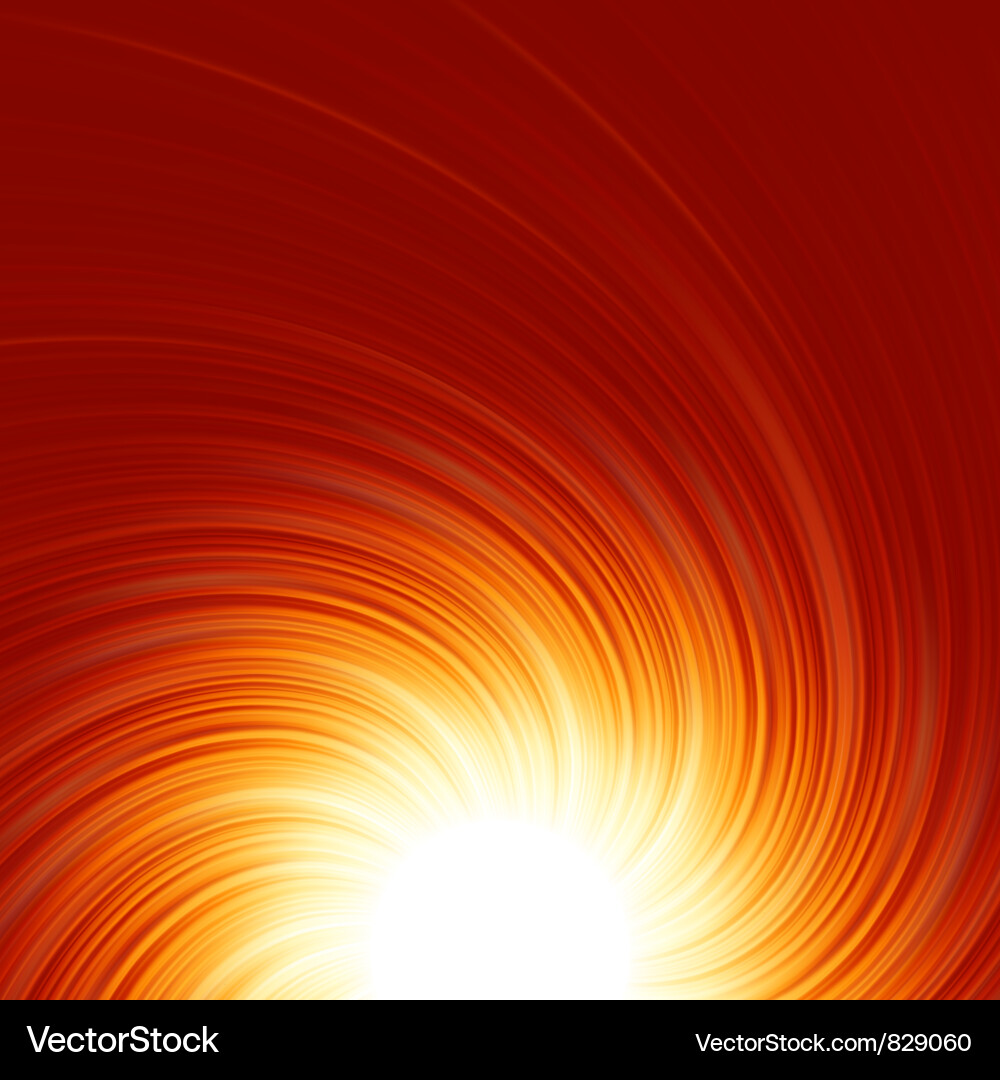 Dynamic Fire Swirl Vector Image
