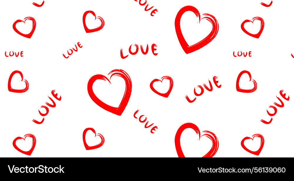 Seamless pattern background abstraction red Vector Image