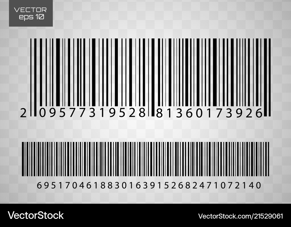 Bar code icon Bar code icon vector image
