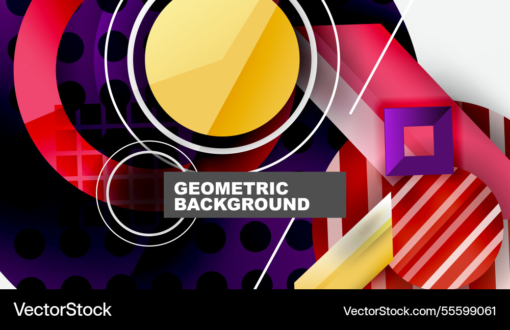 Dynamic complex geometric abstract background Dynamic complex geometric abstract background vector image