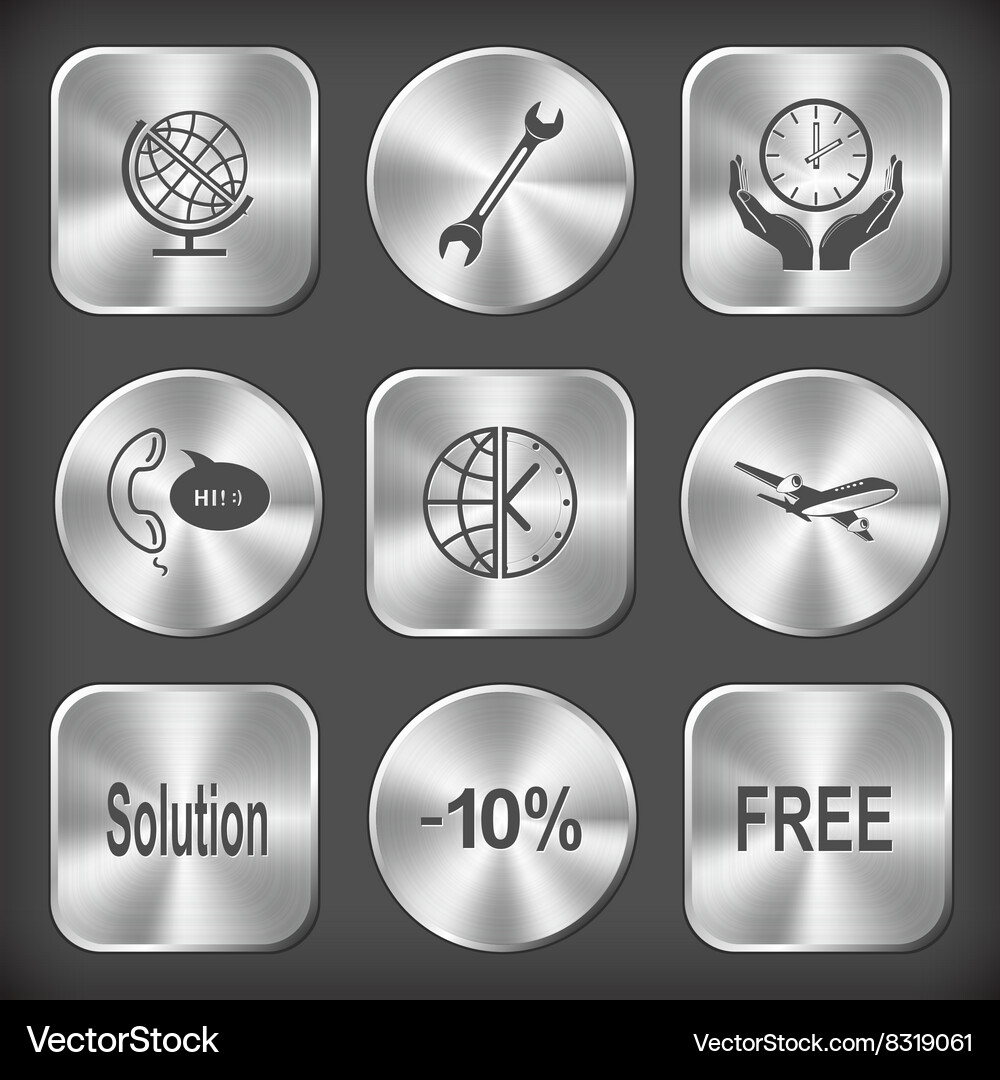 Globe spanner clock in hands support Vector Image