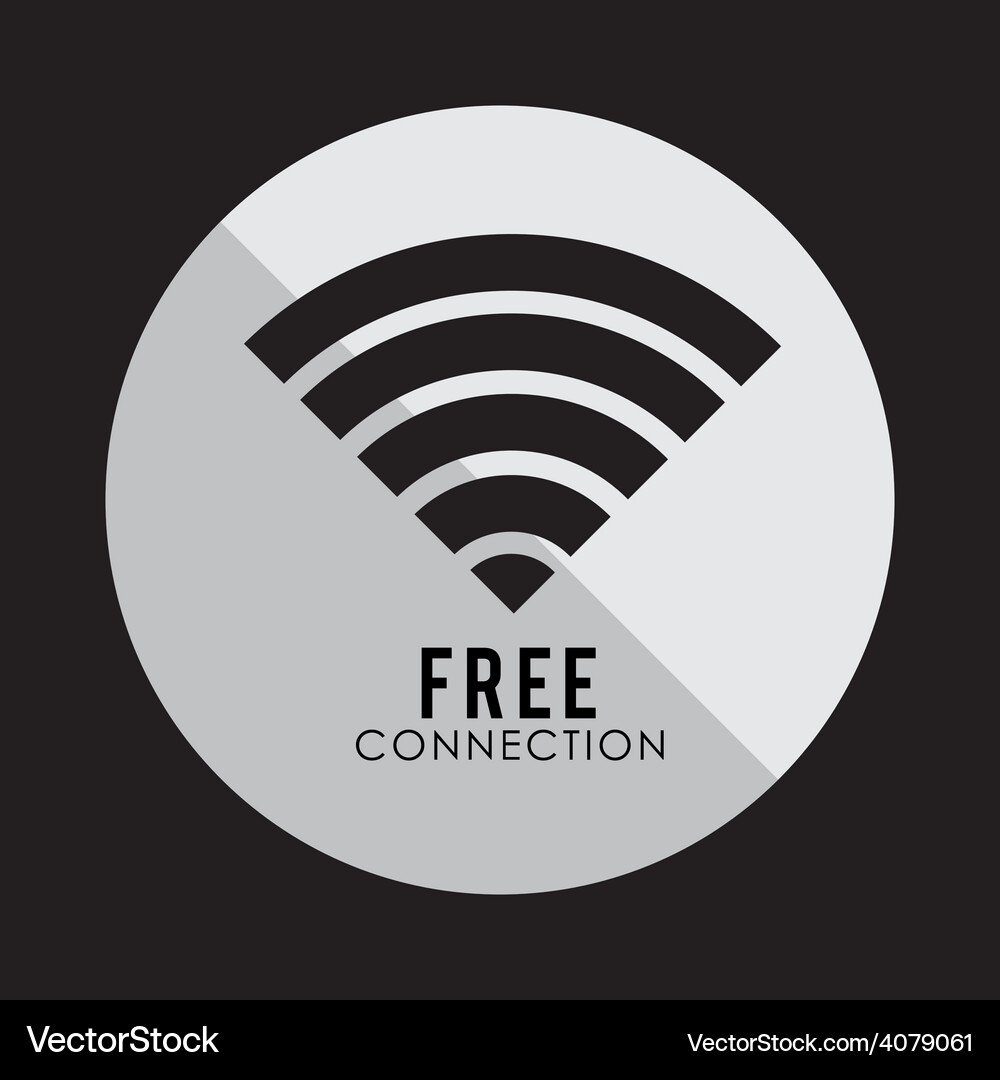 Wifi connection Vector Image