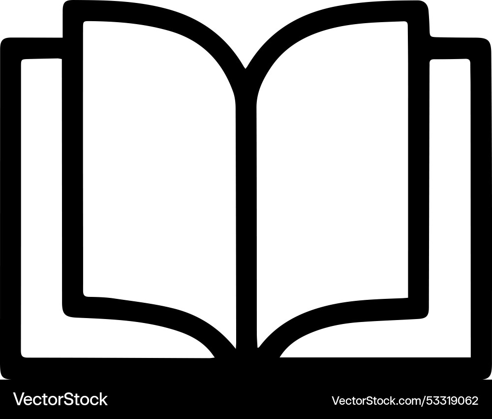 A open book image design Vector Image