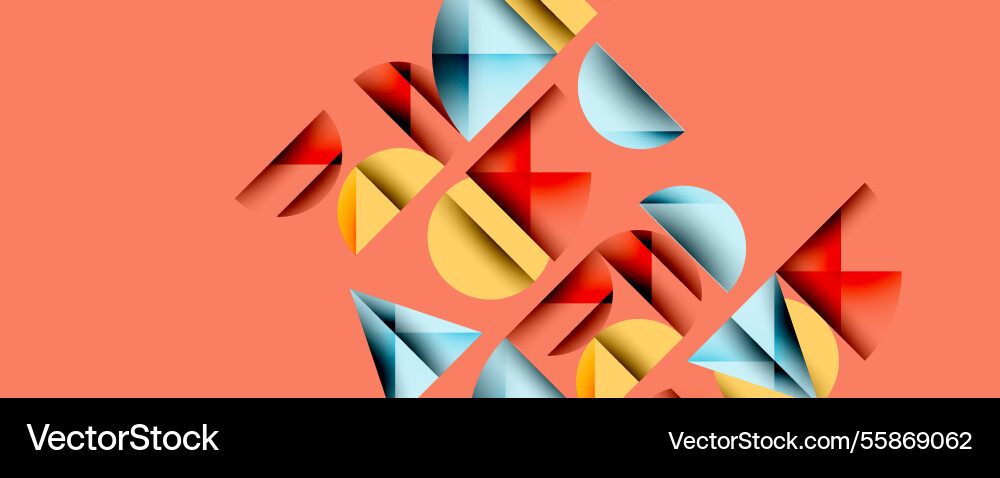 Abstract geometric pattern with intersecting Abstract geometric pattern with intersecting vector image