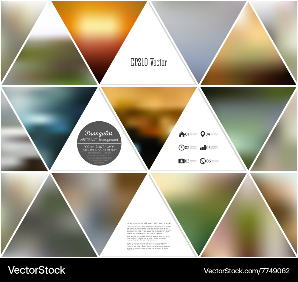 Abstract multicolored background of blurred nature vector image