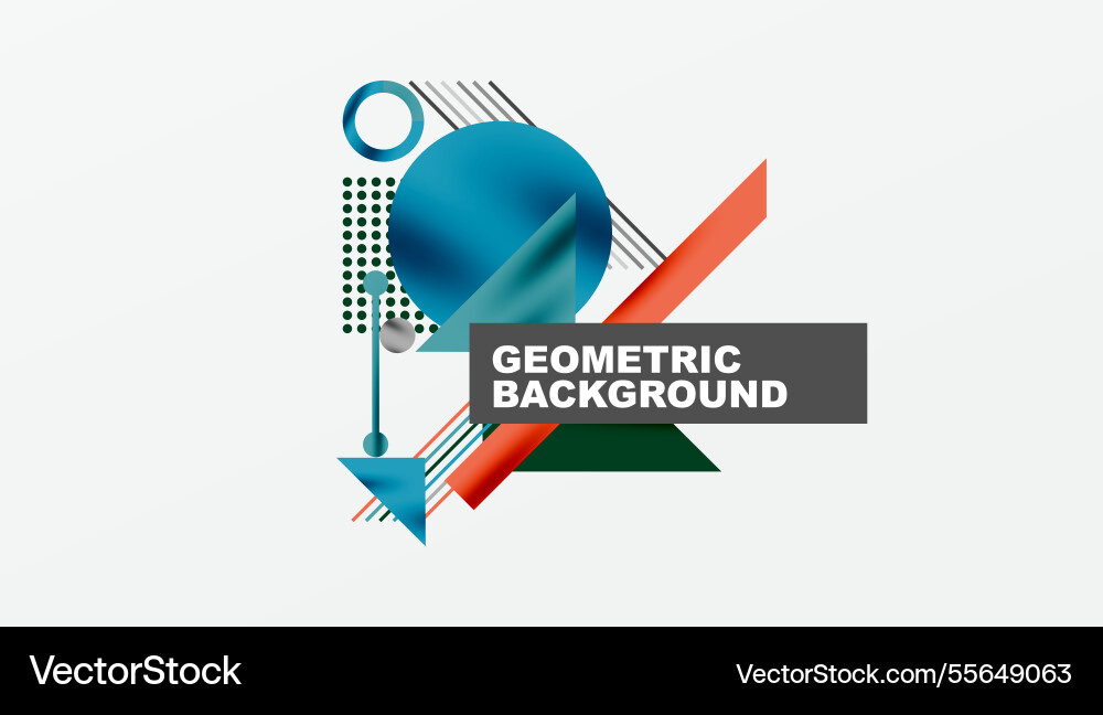 Geometric background showcasing sharp lines Vector Image