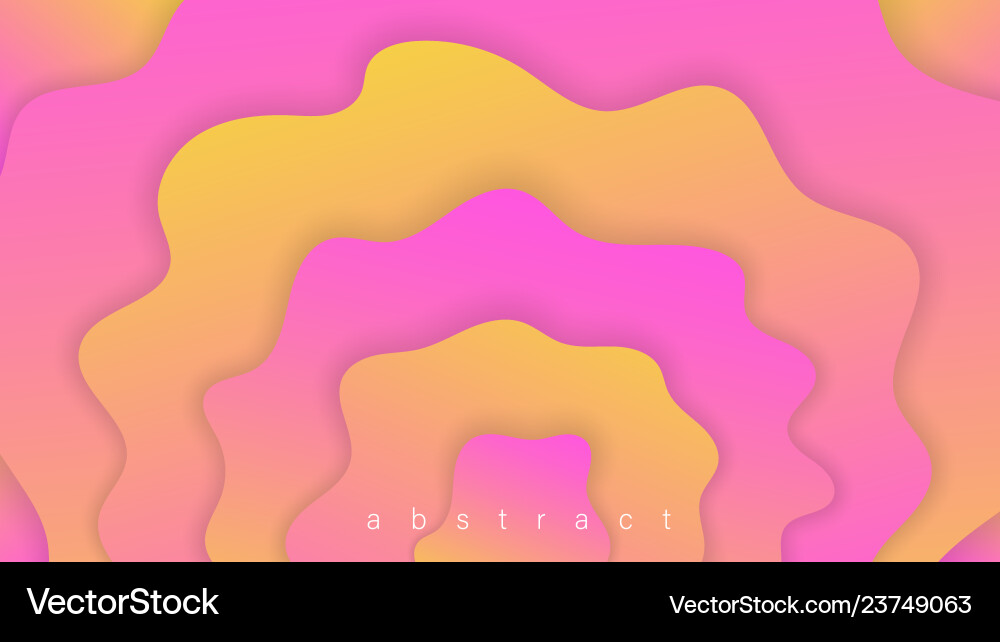 Liquid Abstract Shape Gradient vector image