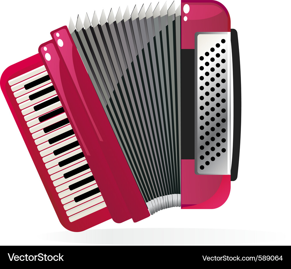 Accordion Instrument Vector Image