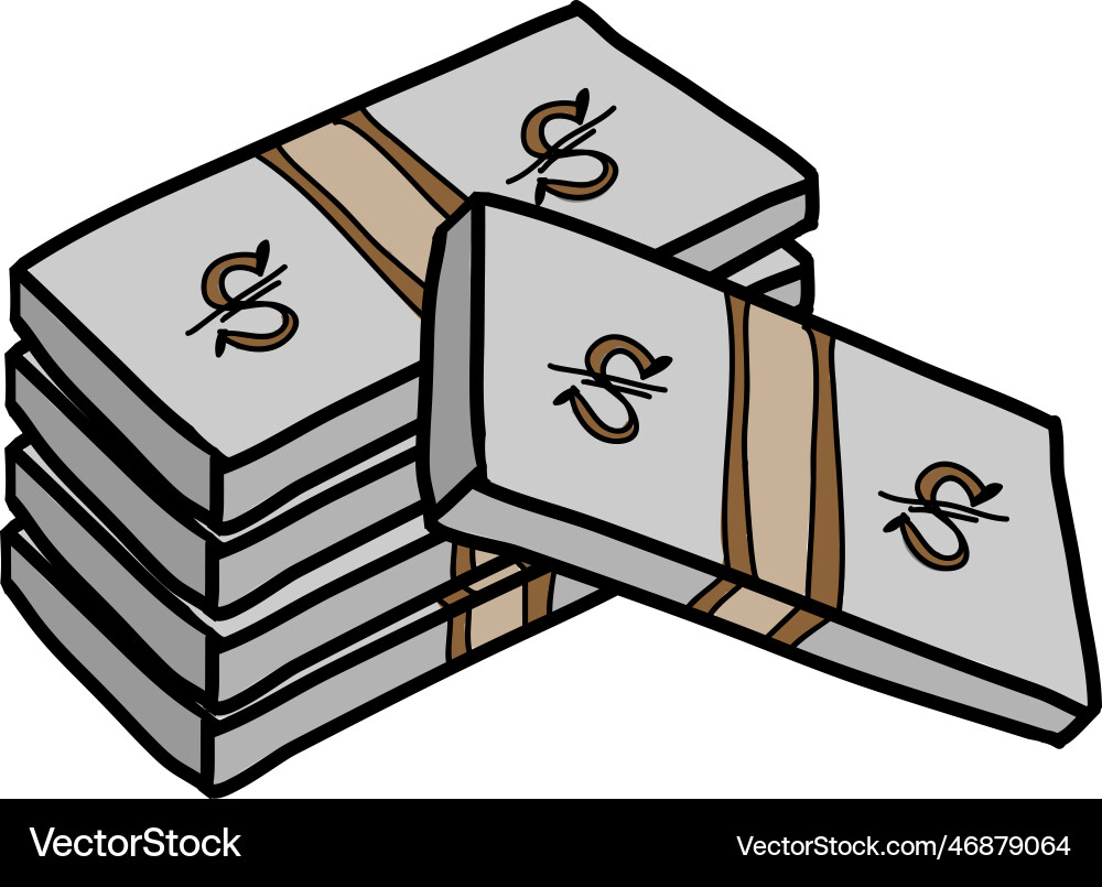 Cartoon von Banknoten perfekt für die Finanzierung Cartoon von Banknoten perfekt für die Finanzierung vektorbild