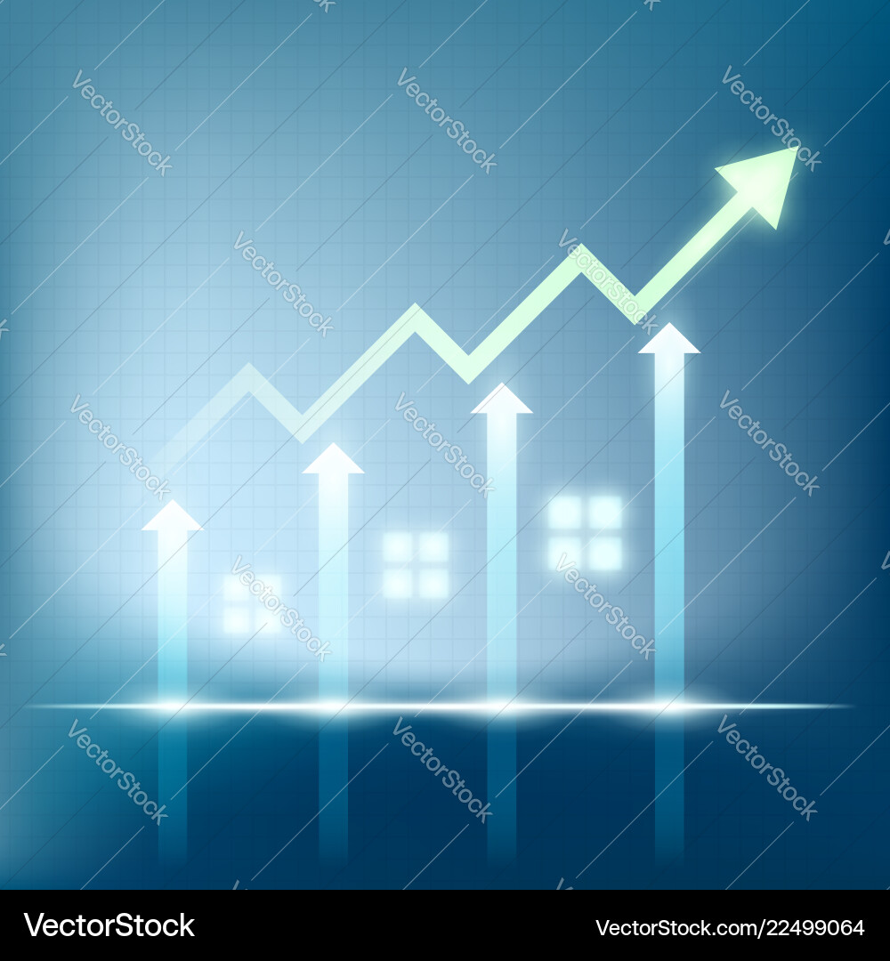 Sales of real estate vector image