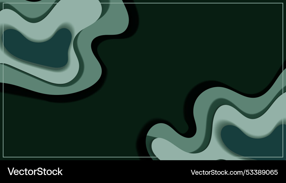 Abstract color fluid with frame and shadow Abstract color fluid with frame and shadow vector image