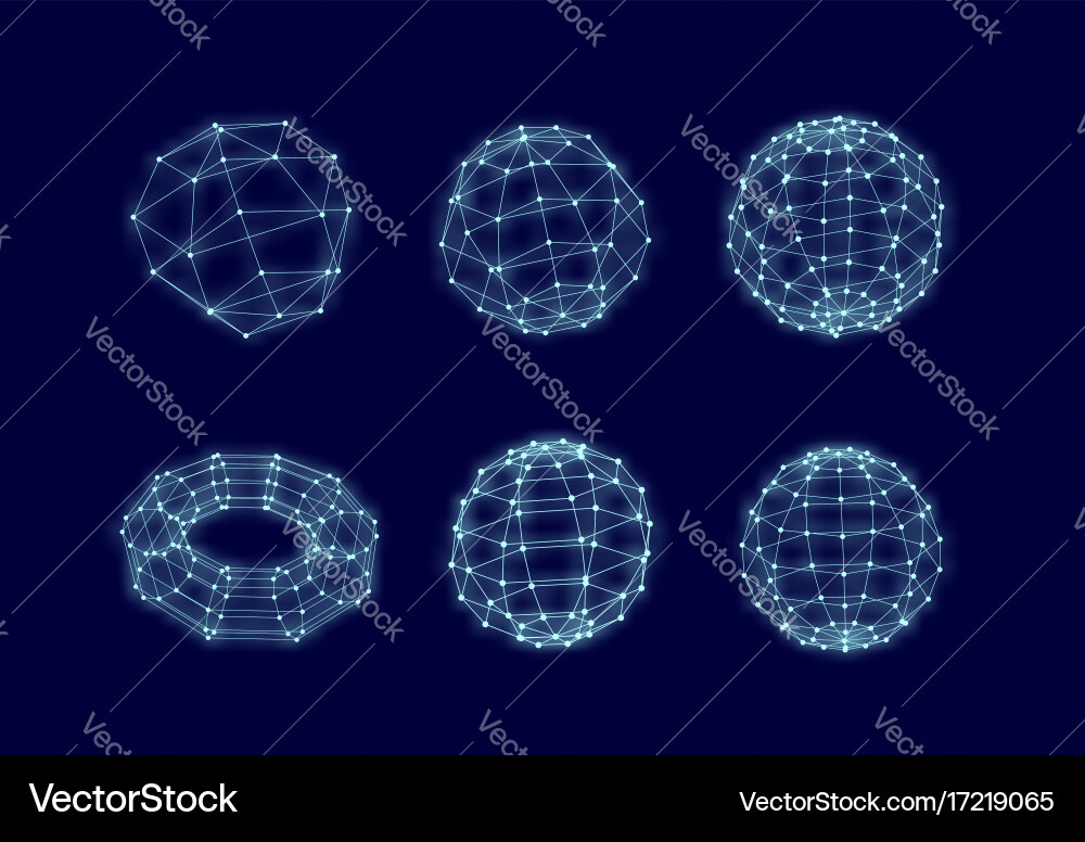 Abstract network connection background vector image
