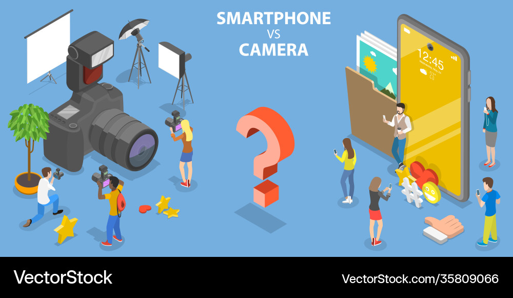 3d isometric conceptual Royalty Free Vector Image