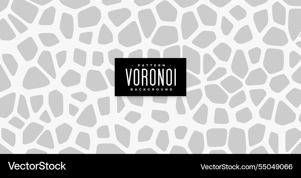 Low poly pattern abstract background with voronoi vector image