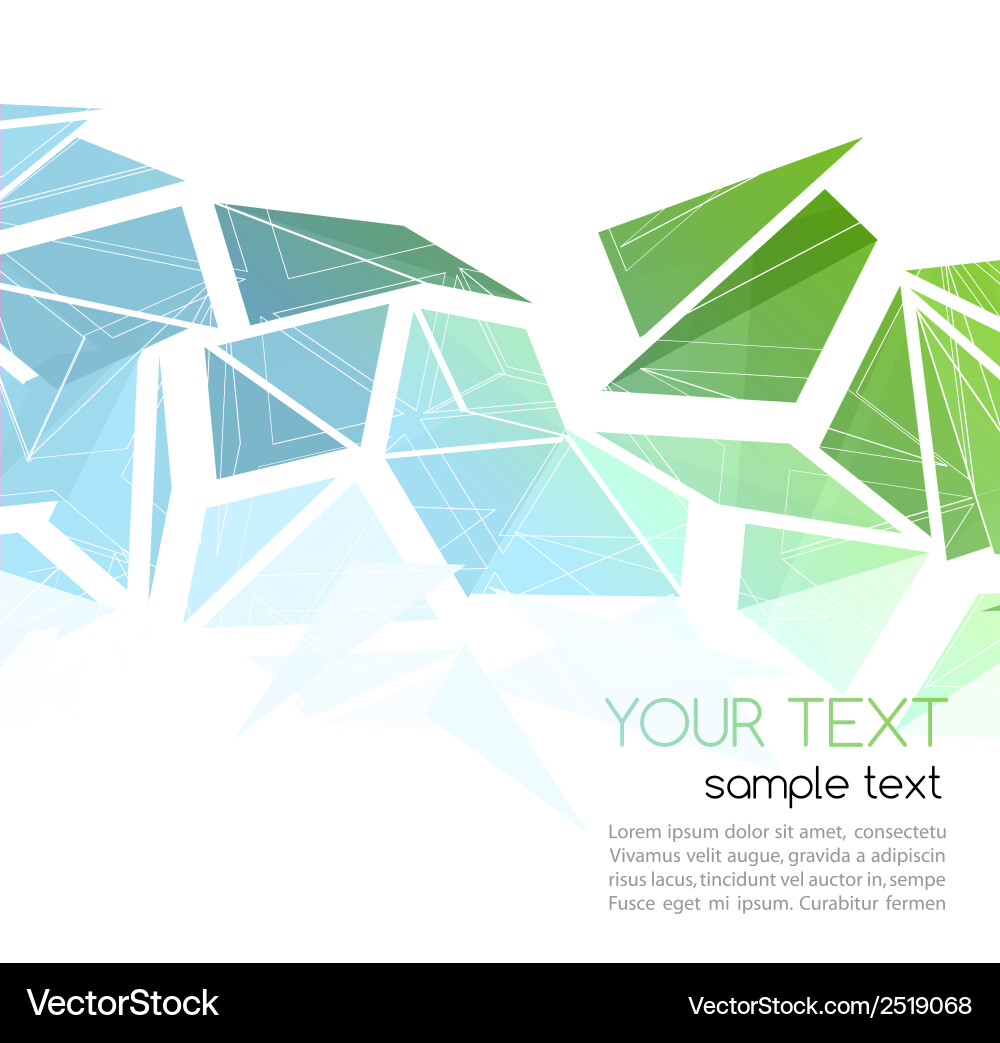 Abstract geometric background with triangle vector image