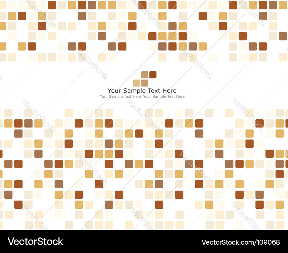 Checked background vector image