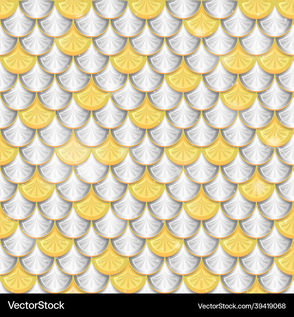 Fish scale seamless pattern background Fish scale seamless pattern background vector image