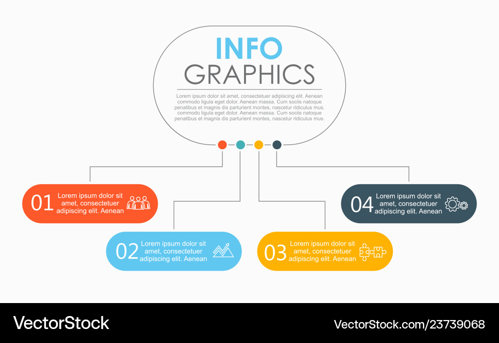 Infographic design template with place for your Vector Image