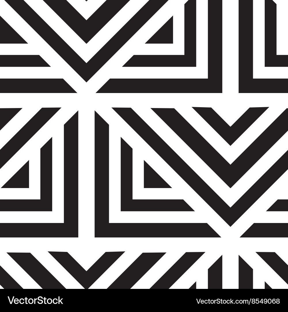 Triangular Geometric Pattern vector image