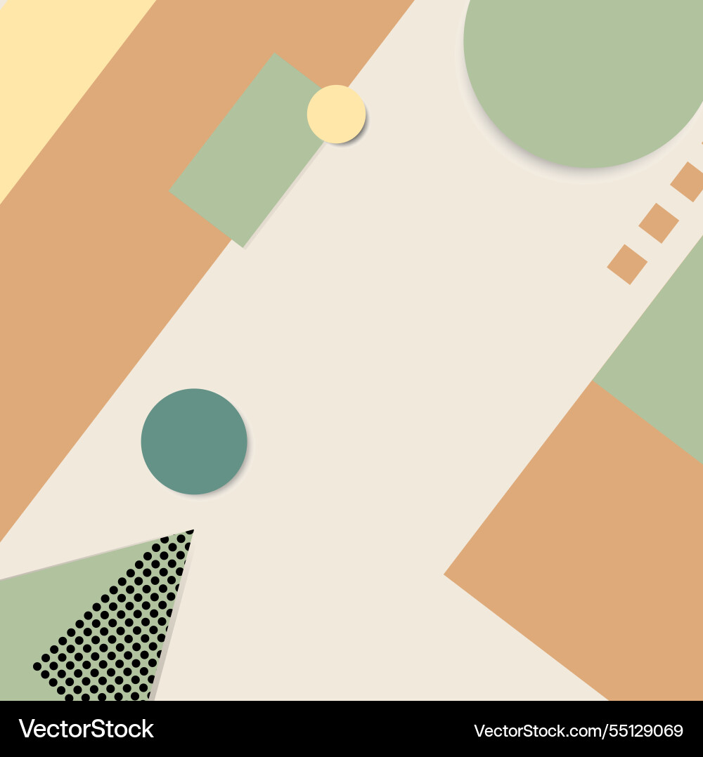 Abstract background geometric circle and square Abstract background geometric circle and square vector image
