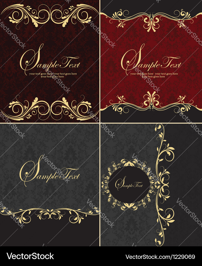Frame set Vector Image