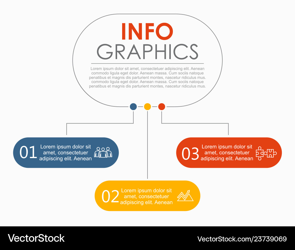 Modern Infographic Template - Data Visualization vector image