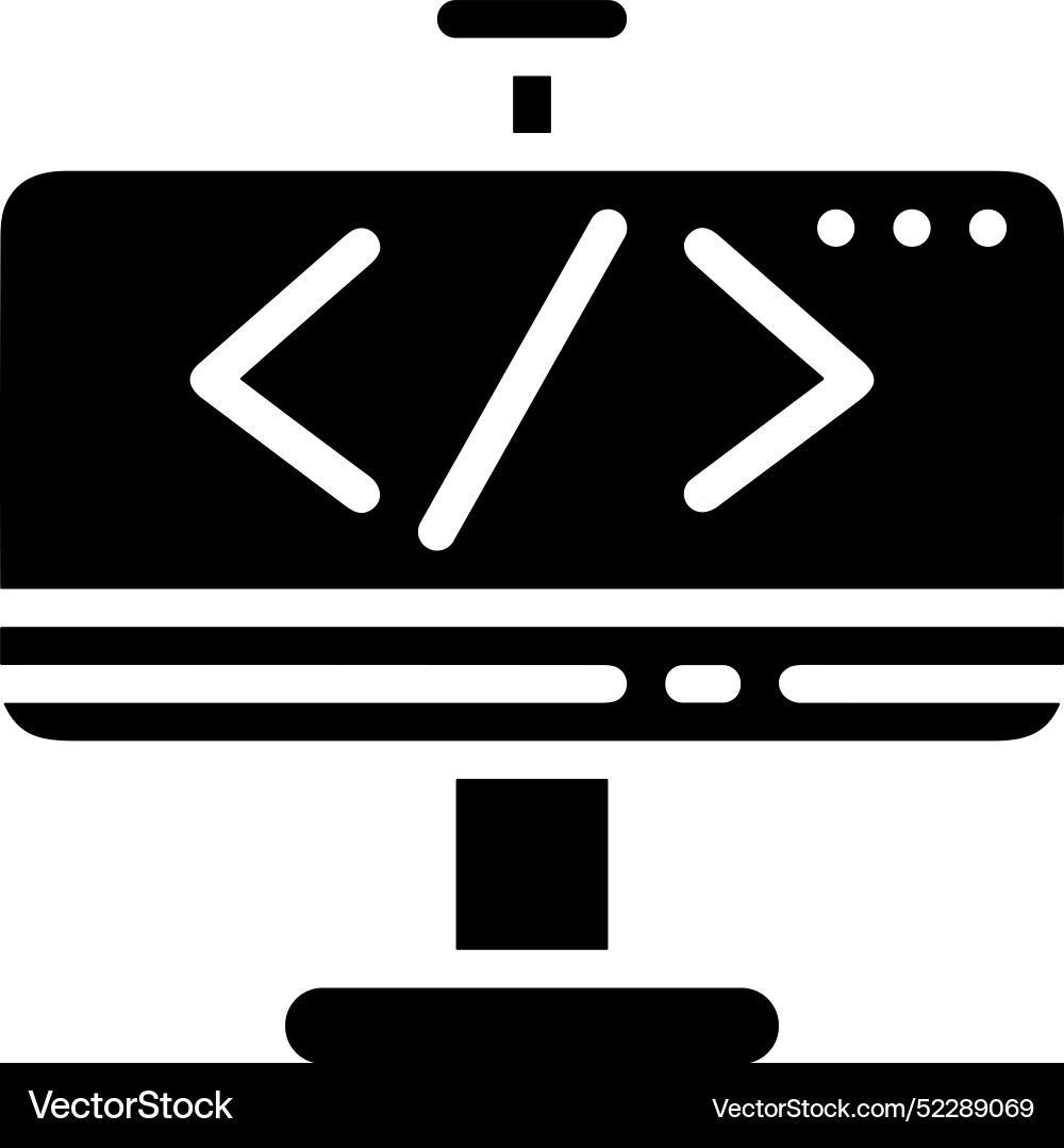 Technology and computer icon symbol image Vector Image