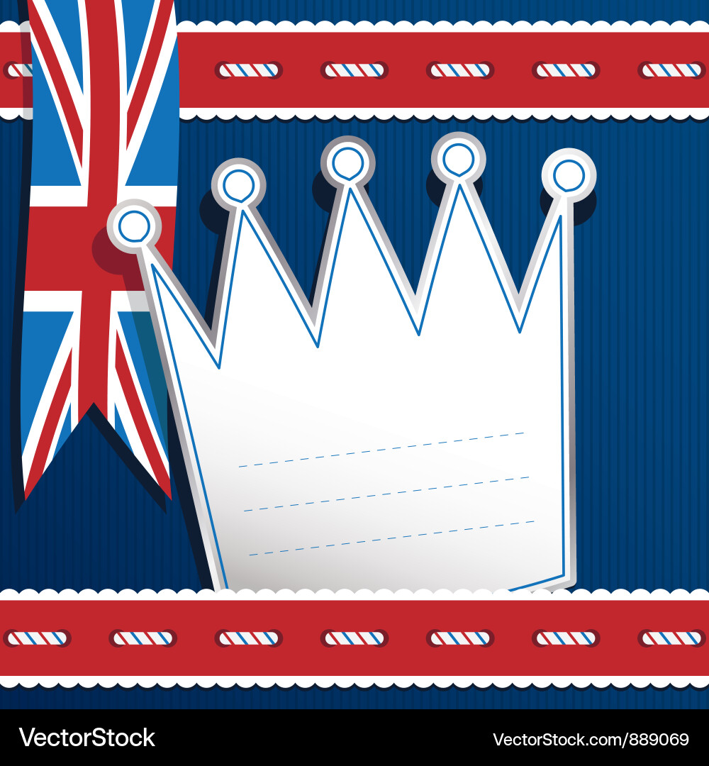 Union Jack Celebration Vector Image