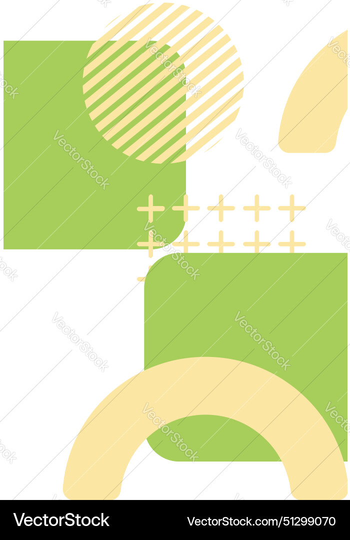 Seamless pattern with abstract geometric shapes vector image