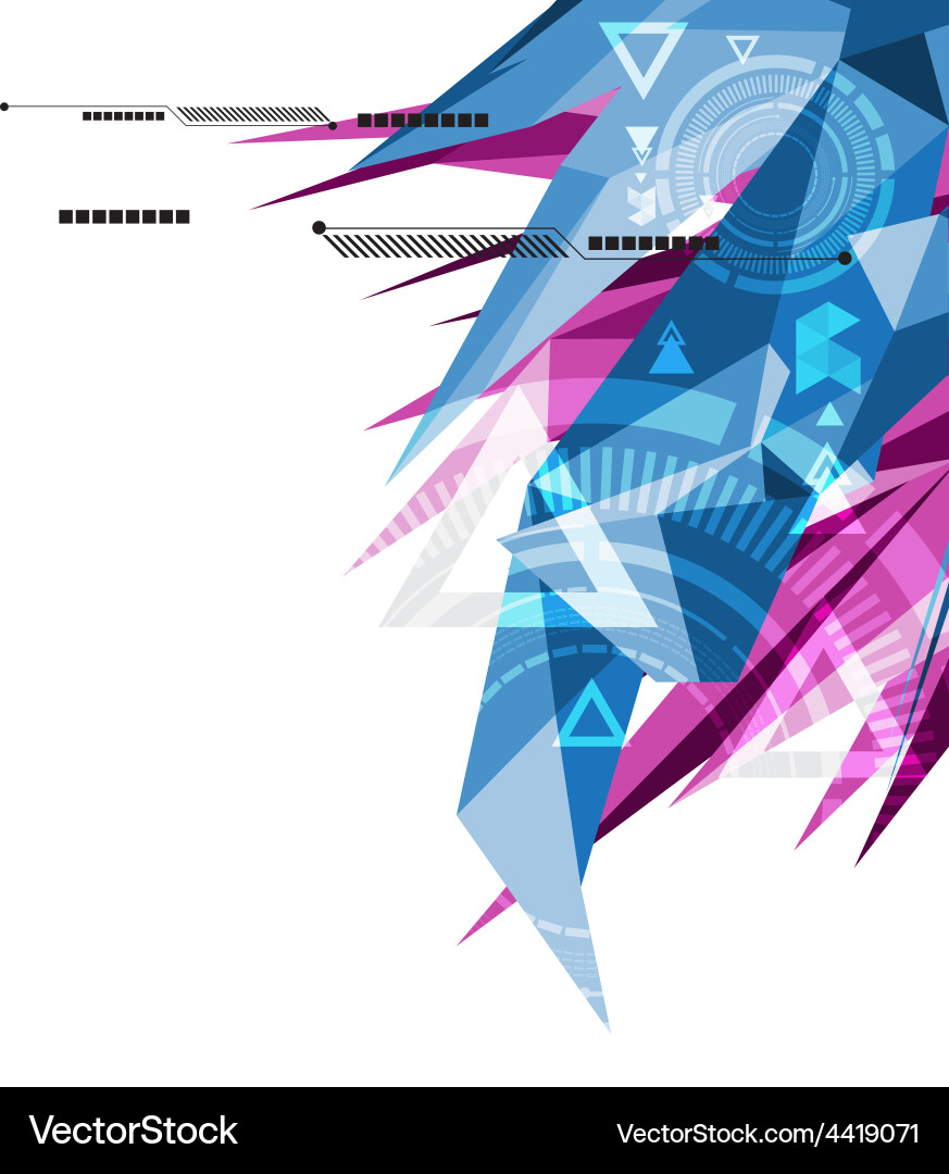 Abstract polygon background Vector Image