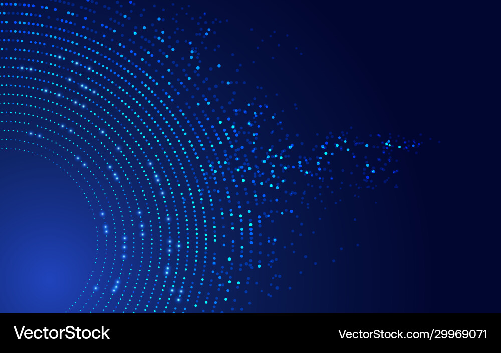 Data Flow Dynamics vector image