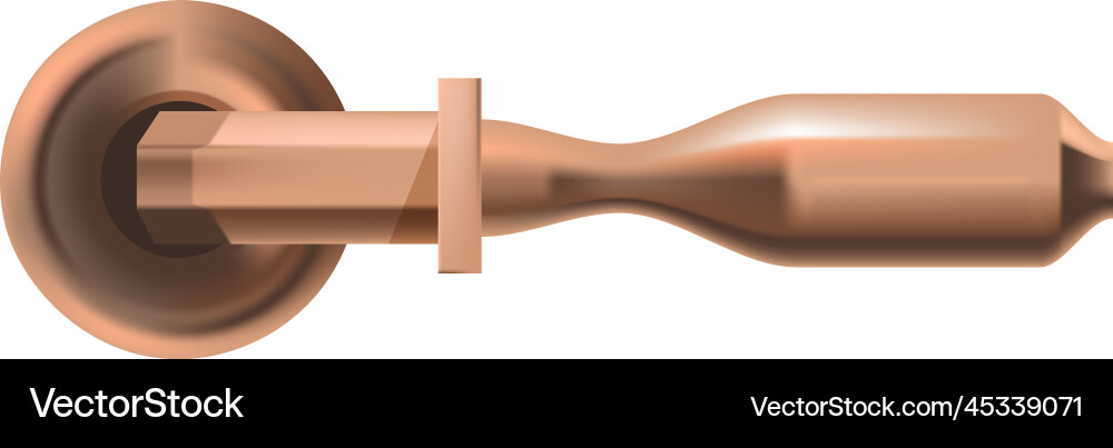 Tools and instruments for home door handle Tools and instruments for home door handle vector image