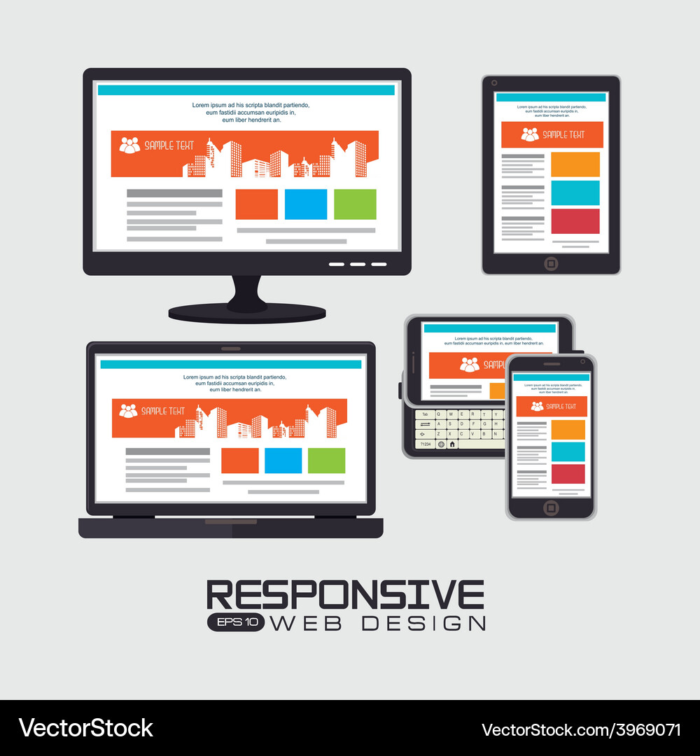 Web design Vector Image