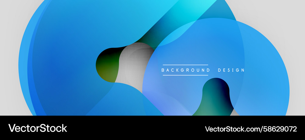 Abstract blue design overlapping shapes create Abstract blue design overlapping shapes create Vector Image