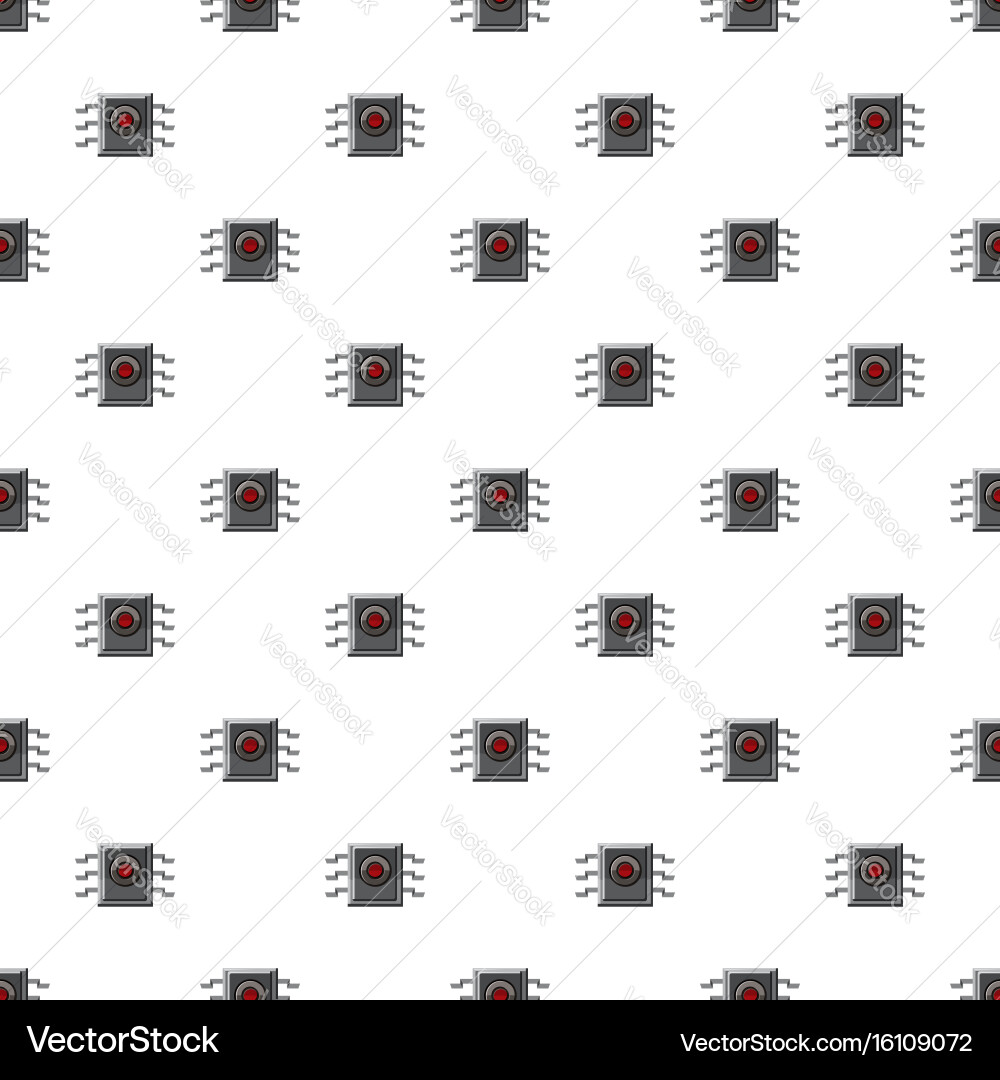Microchip pattern vector image