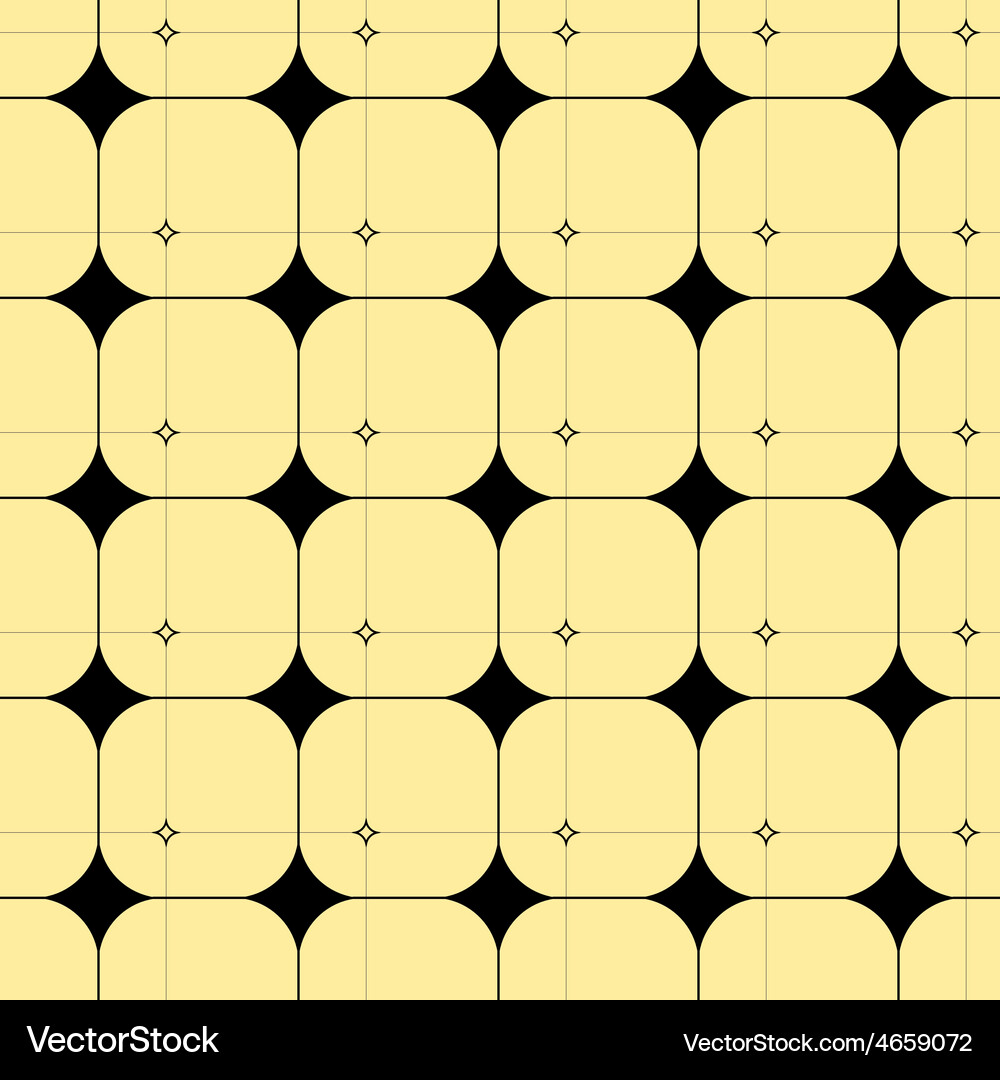 Retro Geometric Tile Pattern Vector Image