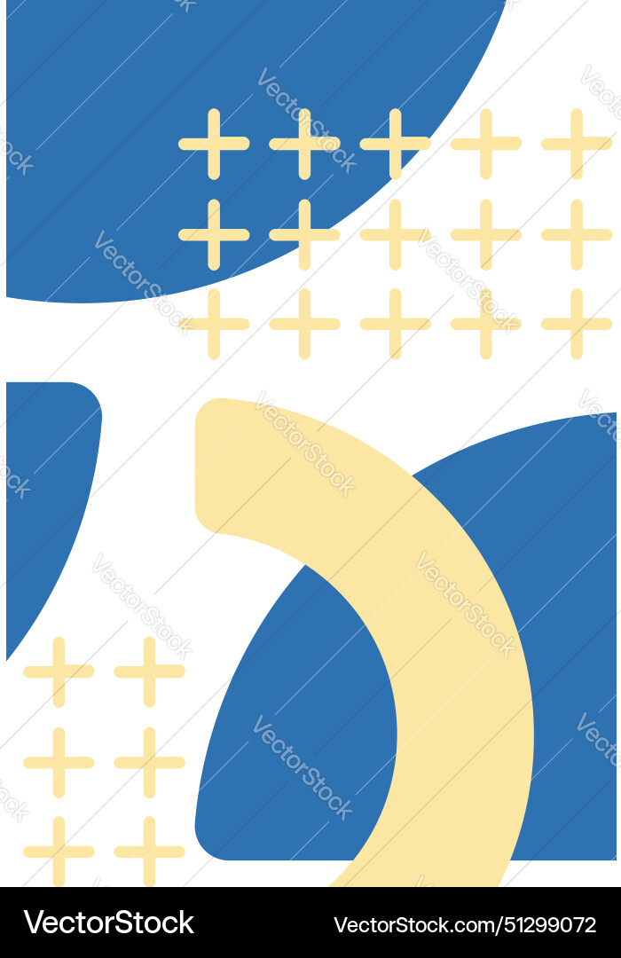 Seamless pattern with abstract geometric shapes vector image