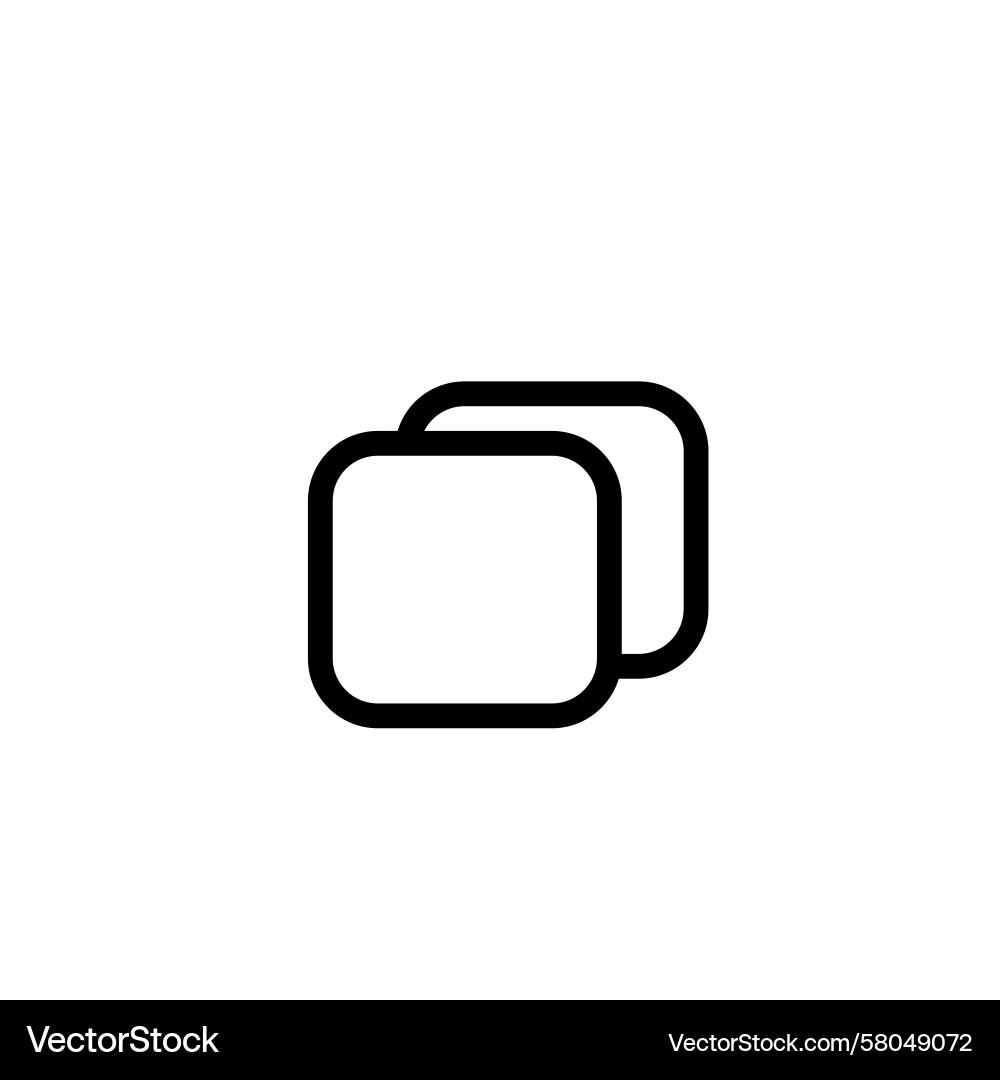 User Copy Button Icon Vector Image