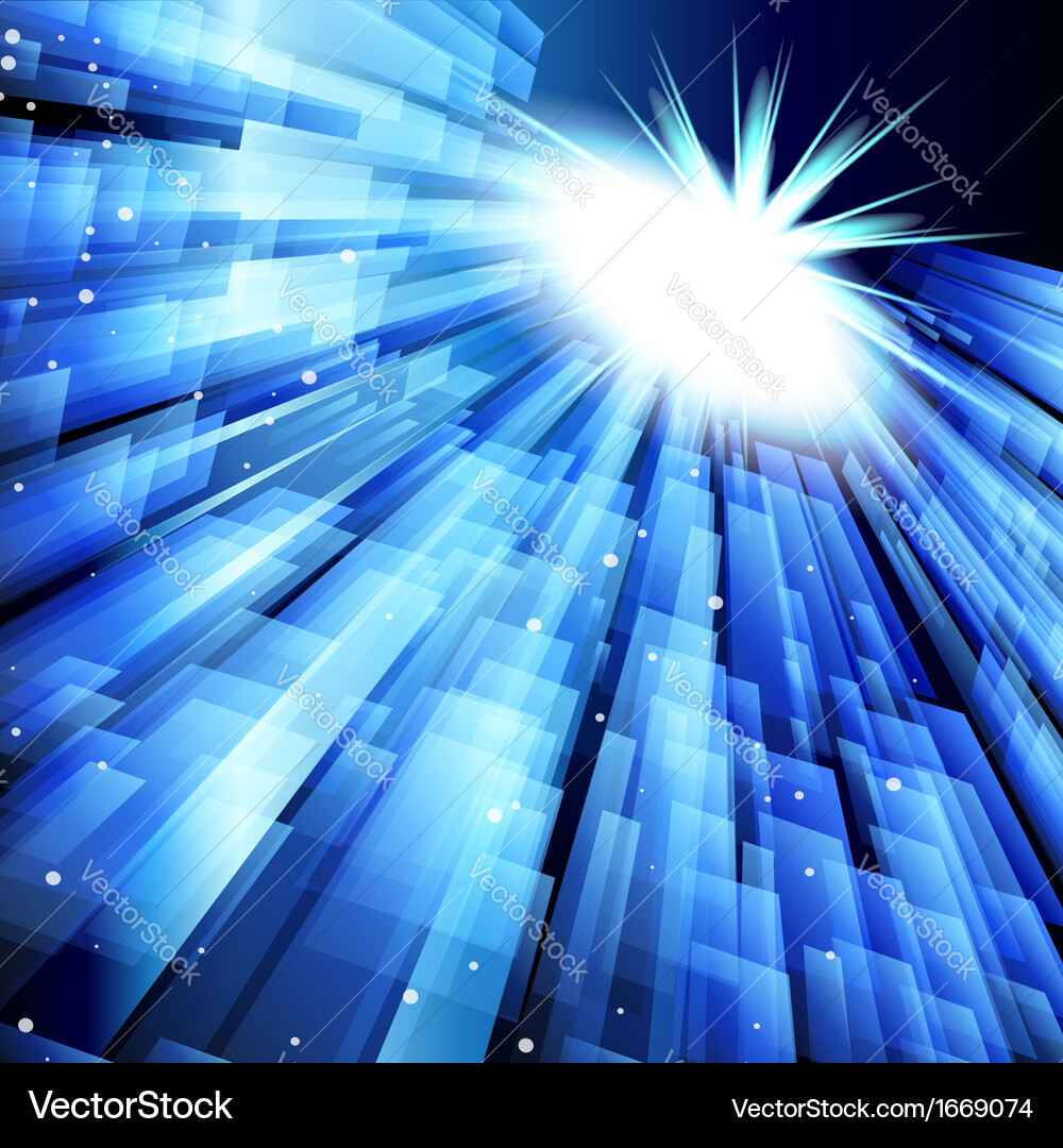 Abstract Techno Lines Background Vector Image