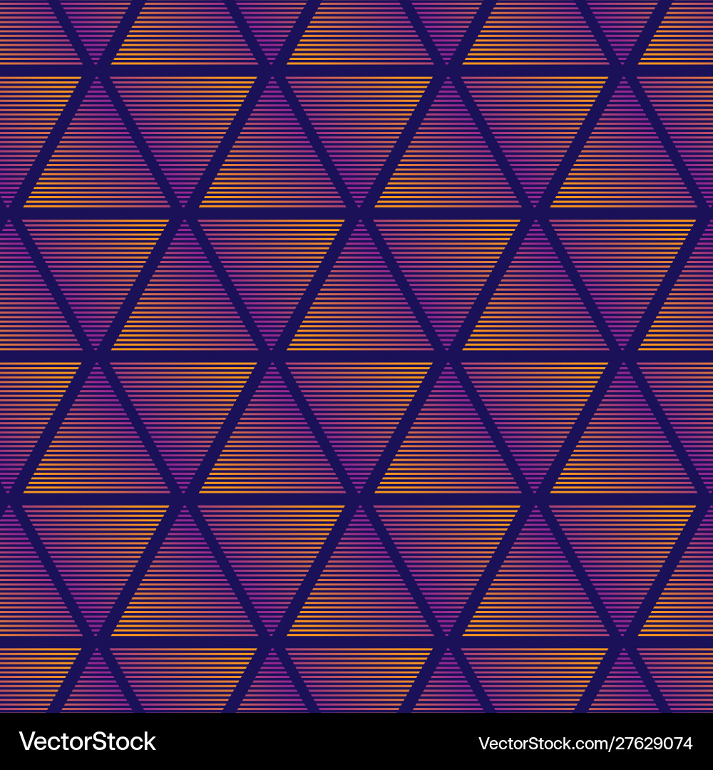Gradient triangle pattern background vector image