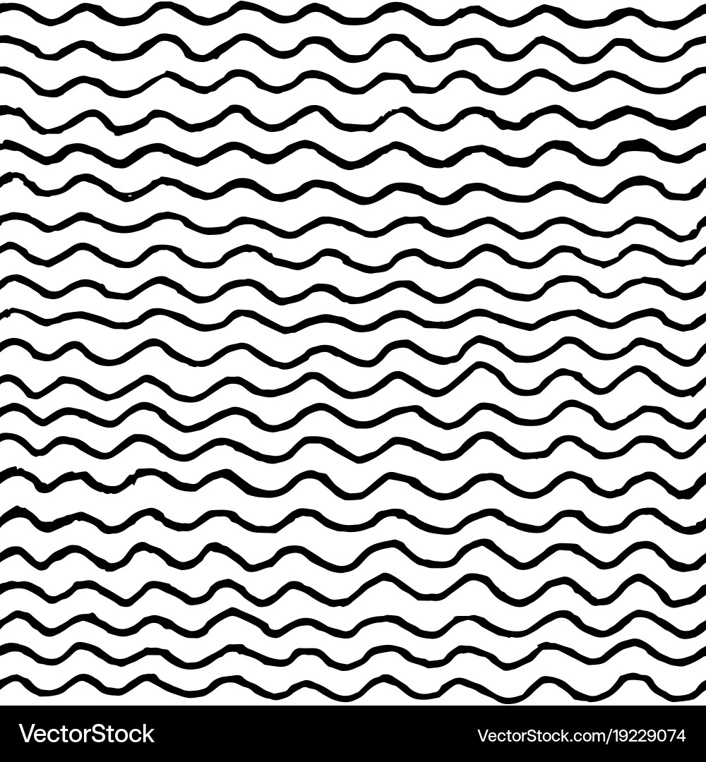 Irregular waves pattern vector image